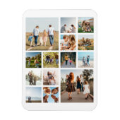 14枚モダンのコラージュ マグネット (縦)