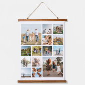 14枚モダンのコラージュ 吊り下げ型タペストリー (正面)