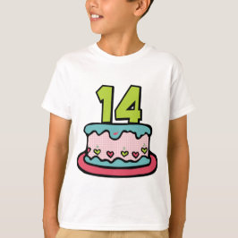 14歳お誕生日ケーキ Tシャツ