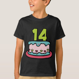 14歳お誕生日ケーキ Tシャツ