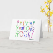 14歳のオールドロック！ カード (黄色い花)