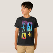 14歳のバスケットボール選手 Tシャツ (正面フル)