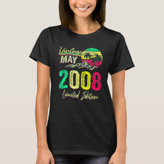 14歳のヴィンテージ 2008年5月 14歳の誕生日 Tシャツ