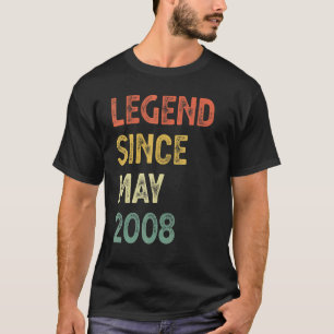 14歳の伝説2008年5月14誕生日B Tシャツ