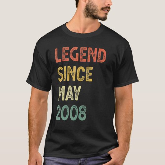 14歳の伝説2008年5月14誕生日B Tシャツ (正面)