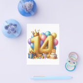 14歳の誕生日おめでとう チラシ (シングル)