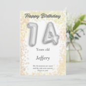 14歳の誕生日カード (スタンド正面)