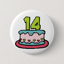 14歳の誕生日ケーキ