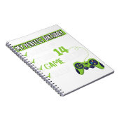 14歳の誕生日ゲーマー14thのための完璧なゲーム ノートブック (右側)