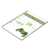 14歳の誕生日ゲーマー14thのための完璧なゲーム ノートブック (左側)