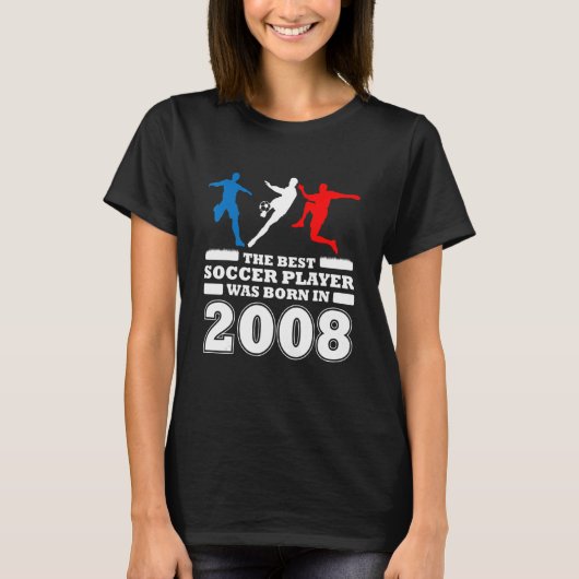 14歳の誕生日サッカー14歳サッカー選手 Tシャツ (正面)