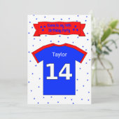 14歳の誕生日パーソナライズされたパーティの招待状 招待状 (スタンド正面)