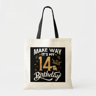 14歳の誕生日プリンセスガール私の14歳を作る トートバッグ