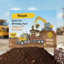 14歳の誕生日 建設現場