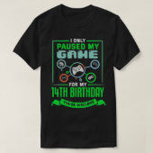 14歳ゲーマー誕生日ギフト14th BDayギフトボーイ Tシャツ (デザイン正面)