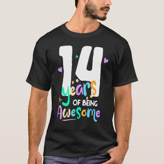 14歳素晴らし1410代の若者 Tシャツ (正面)