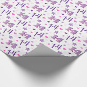 14歳誕生日フォーティーンガール10代の若者 ラッピングペーパー (角)