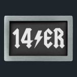 14歳 長方形ベルトバックル<br><div class="desc">14ers ROCK!!</div>