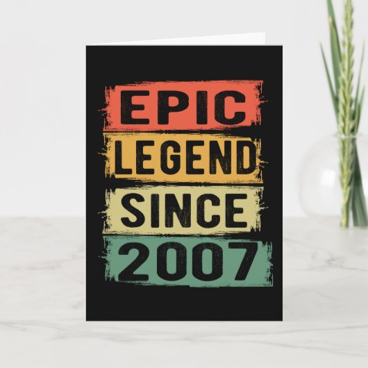 14歳Bday 2007 Epic Legend 14誕生日 カード (正面)