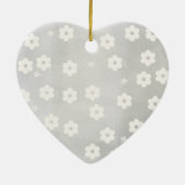 14結婚周年記念アイボリー セラミックオーナメント (裏面)