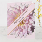 14結婚周年 カード (黄色い花)