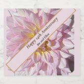 14結婚周年 スパークリングワインラベル (シングルラベル)