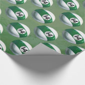 14絵を描ボールのパターン ラッピングペーパー (角)