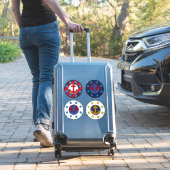 14航海の x 14を丸める シール (スーツケースインサイチュ)