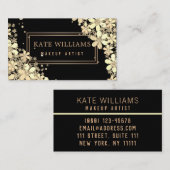 14花エレガント柄 名刺 (正面/裏面)