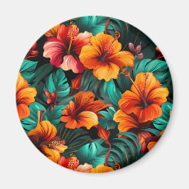 #14花柄 マグネット