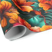 #14花柄 ラッピングペーパー (ロールコーナー)