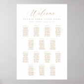 14表ウェルカムシーティングチャート ポスター (正面)