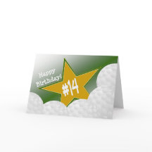 14誕生日おめでとうゴルフスター！