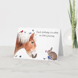 #14誕生日ストップ:人生の旅 カード