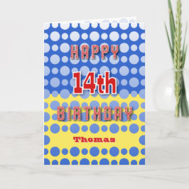 14誕生日名前の円パターンを追加 カード