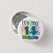 14誕生日 缶バッジ (正面&裏面)