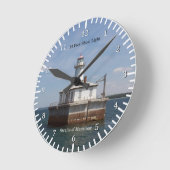 14足ショールライトクロック ラウンド壁時計 (傾斜)