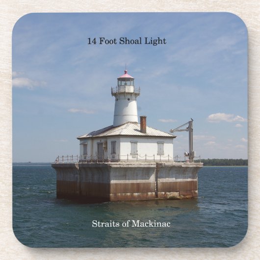 14足ショールライトセット6台のプラスチックコースター コースター (正面)