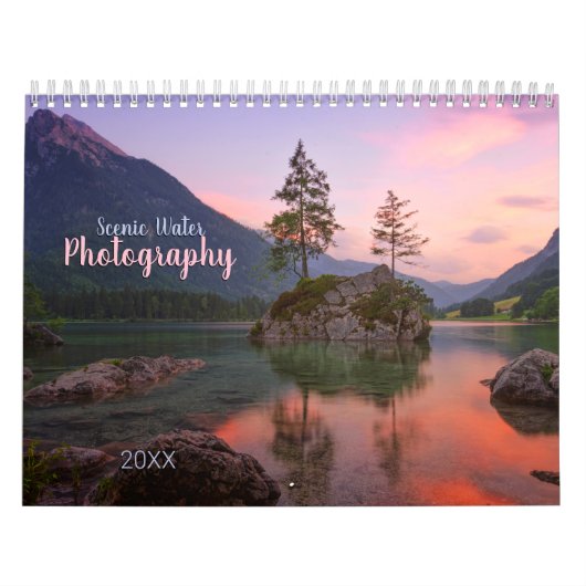 14風光明媚な水の写真、または写真を使用 カレンダー (カバー)