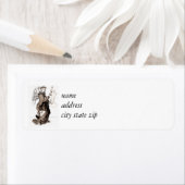 1400年代後半の受胎告知の天使 ラベル (インサイチュ)