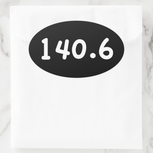 140.6 楕円形シール (バッグ)