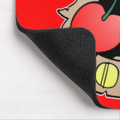 1413032011さくらんぼ爆弾インベルソ(ロッカー&クストム) マウスパッド (コーナー)