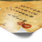 1418年中国のガビン・メンジーズ世界地図 フォトプリント            (角)