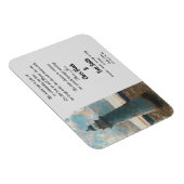 143ライトハウスウォーターカラー結婚式招待状 マグネット (右側)