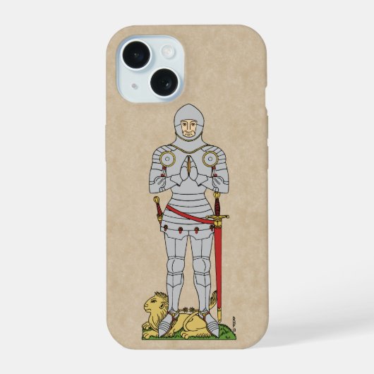 1430年頃のイングランド中世の騎士 Case-Mate iPhon iPhone 15ケース (裏面)