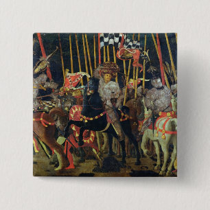 1432年、c.1456にサンのロマノの戦い 缶バッジ