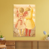 1433年～34年の聖堂でのマリアの表彰 キャンバスプリント (インサイチュ (リビング))