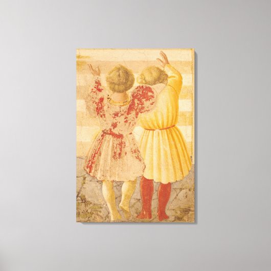 1433年～34年の聖堂でのマリアの表彰 キャンバスプリント (正面)