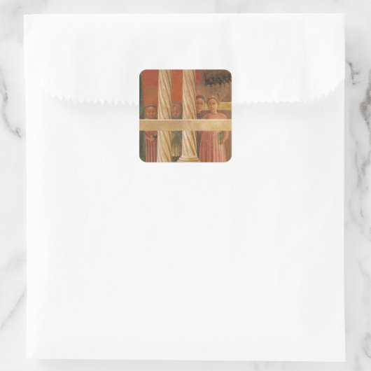 1433年～34年の聖堂でのマリアの表彰 スクエアシール (バッグ)