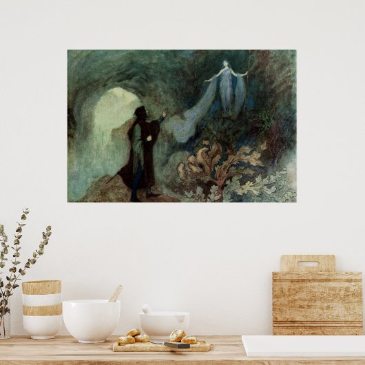 143.王子に現れる妖精 ポスター (キッチン)